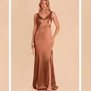 Rust Bridesmaid Dress
